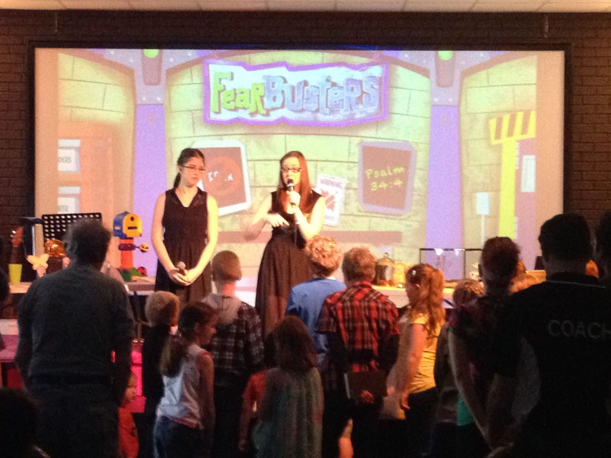 Calvary Kids performing on stage